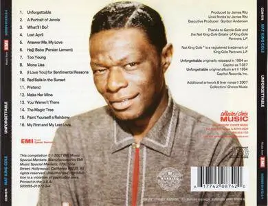 Nat King Cole - Unforgettable: Songs by Nat King Cole (1954) Expanded Remastered 2007