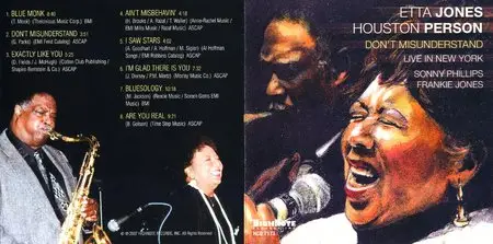 Etta Jones & Houston Person - Don't Misunderstand: Live in New York - 2007