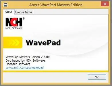 NCH WavePad Sound Editor Masters Edition 7.00