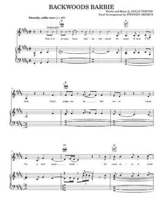 Backwoods Barbie (from 9 to 5: The Musical) - 9 To 5 Musical, Dolly Parton (Piano-Vocal-Guitar)