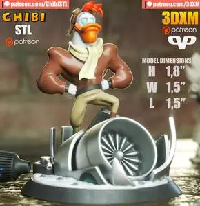 3DXM - Launchpad McQuack Chibi