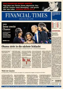 Financial Times Deutschland vom 08 November 2012