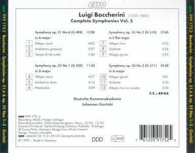 Luigi Boccherini - 28 Symphonies (Deutsche Kammerakademie Neuss, Johannes Goritzki) (1999) (8CD Box set) (REPOST)