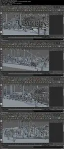 Modeling a Theme Park Ride in 3d with Maya