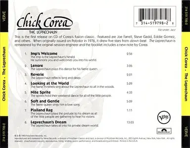 Chick Corea - The Leprechaun (1976) [Repost]