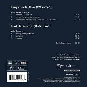Arabella Steinbacher - Britten & Hindemith: Violin Concertos (2017)