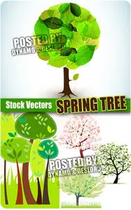 Spring tree - Stock Vectors