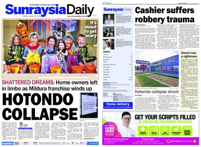 Sunraysia Daily – October 31, 2019
