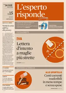 Sole 24 ore L'Esperto Risponde N.15 (20.04.2015)