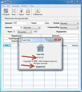 Maxprog Loan Calc 2.7.6 Multilingual