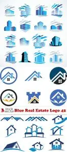 Vectors - Blue Real Estate Logo 42