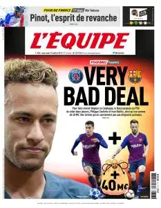 L’equipe du Mercredi 17 Juillet 2019