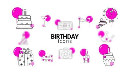 Birthday Icons 52149121