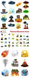 Vectors - Natural Disasters Icons