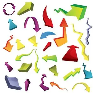 Arrows Set Vector