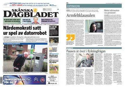 Skånska Dagbladet – 24 november 2017