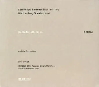 Keith Jarrett - Carl Philipp Emanuel Bach: Württemberg Sonatas (2023)