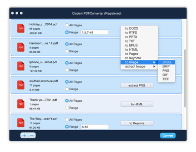 Cisdem PDFConverter 4.0.0 Mac OS X