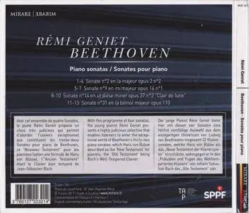 Rémi Geniet - Beethoven: Piano Sonatas (2017)