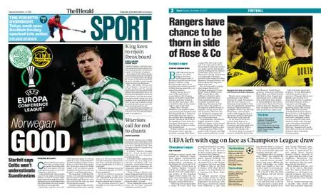 The Herald Sport (Scotland) – December 14, 2021