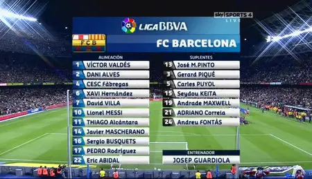 FC Barcelona vs Atlético Madrid *Highlights, La Liga, 24 Sep 2011*