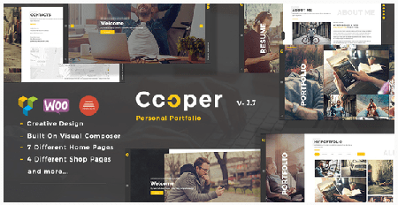 Cooper v5.3 - Creative Responsive Personal Portfolio Theme NULLED