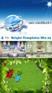PSD - Bright Templates Mix 23