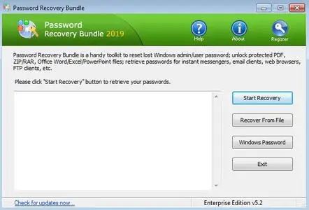 Password Recovery Bundle 2019 Enterprise / Professional 5.2 Portable