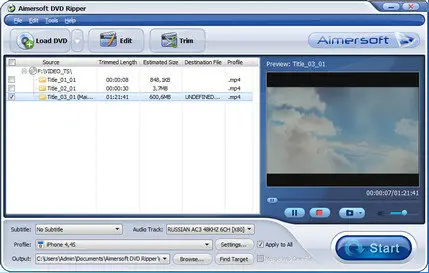 Aimersoft DVD Ripper 2.7.2 Portable