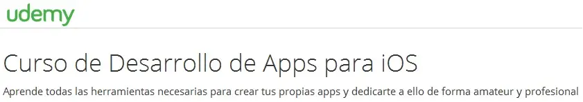Curso de Desarrollo de Apps para iOS