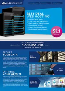 GraphicRiver - Hosting Flyer/Poster