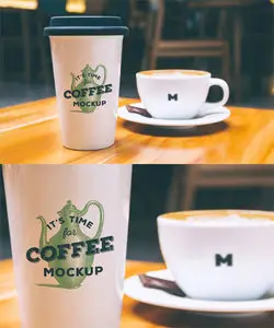 Coffee Mug Mockup Template PSD