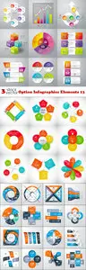 Vectors - Option Infographics Elements 13