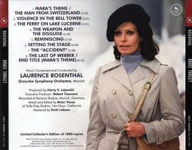 Laurence Rosenthal - Brass Target: Original Motion Picture Soundtrack (1978) Limited Edition Release 2014