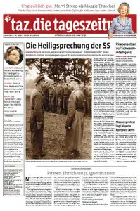 Tageszeitung TAZ vom 11 Januar 2012