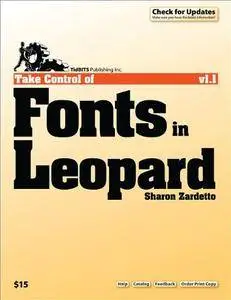 Take Control of Fonts in Leopard