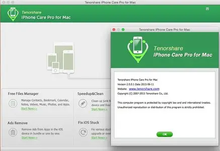 Tenorshare iPhone Care Pro for Mac 2.0.0.1