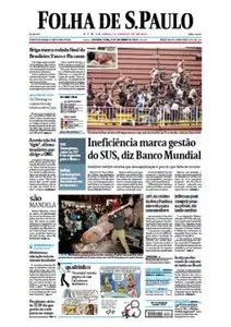 Jornal Folha de São Paulo - 9 de dezembro de 2013 - Segunda
