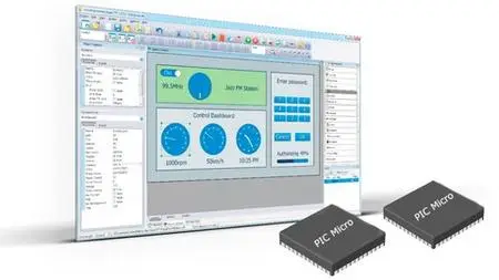 Control PIC Microcontroller using a GUI via USB or RS232