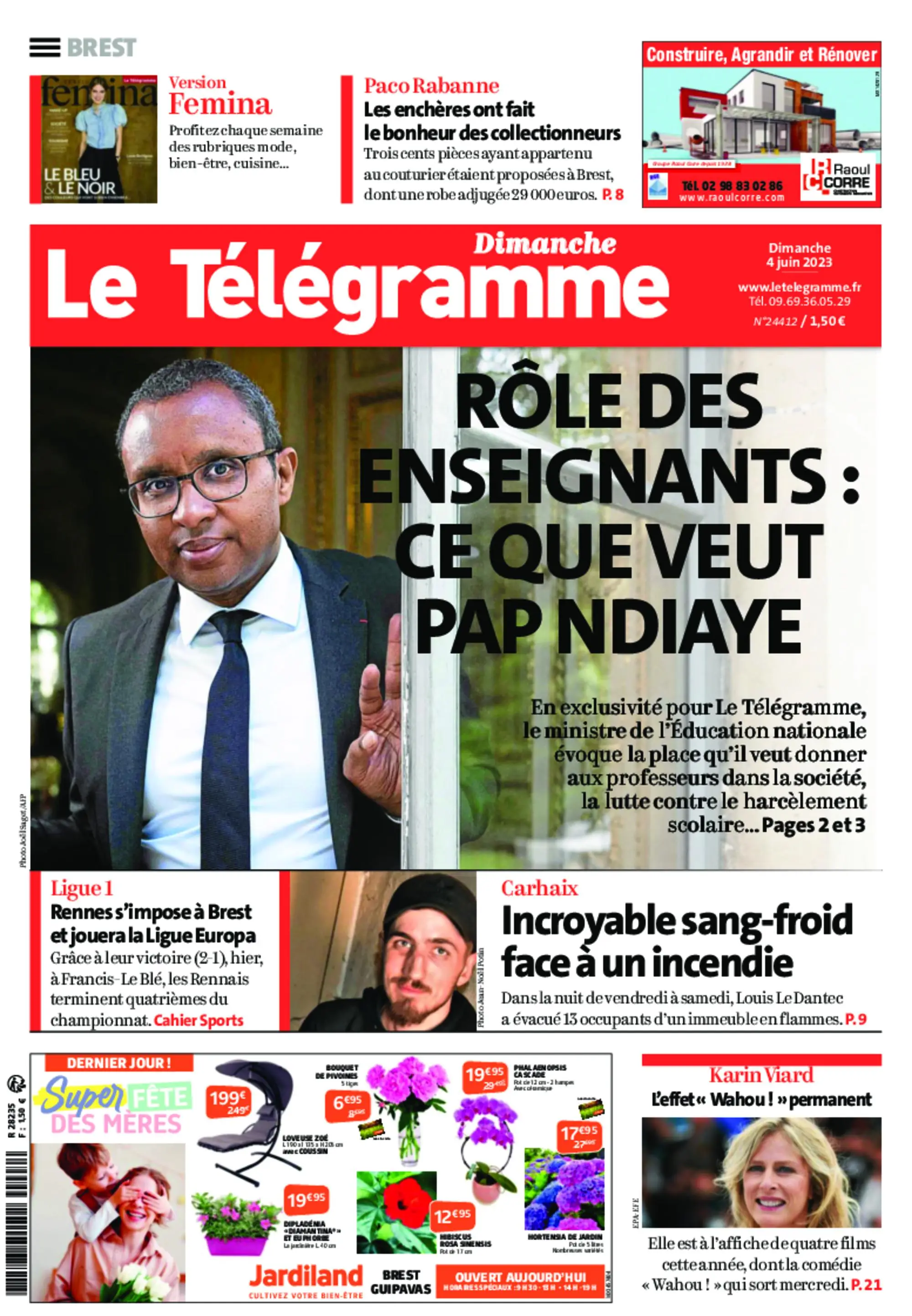 Le Télégramme Brest Abers Iroise – 04 juin 2023 / AvaxHome