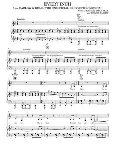 Every Inch (from The Unofficial Bridgerton Musical) - Barlow & Bear (Piano-Vocal-Guitar)