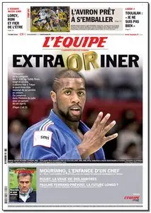 L'Equipe - Vendredi 10 Septembre 2010
