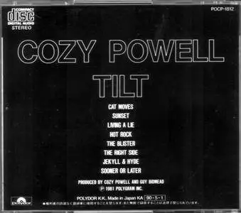 Cozy Powell - Tilt (1981) {1990, Japanese Reissue}