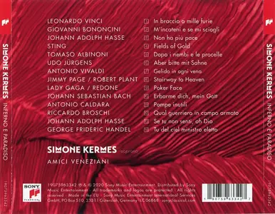 Simone Kermes, Amici Veneziani - Inferno e Paradiso (2020)