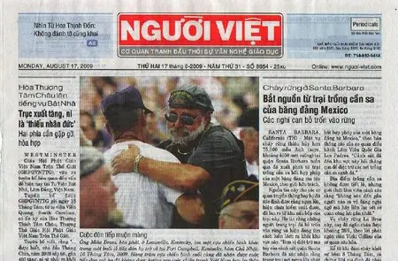 Báo Người Việt California - Nguoi Viet News in California August 17 2009