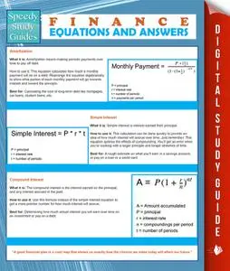 «Finance Equations And Answers (Speedy Study Guides)» by Speedy Publishing