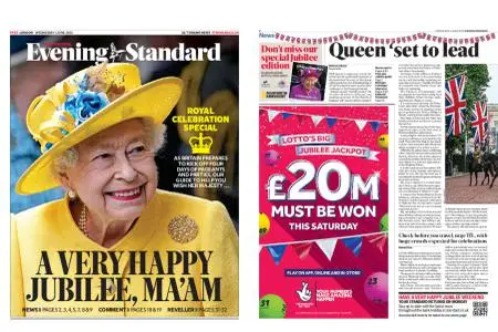 London Evening Standard – June 01, 2022