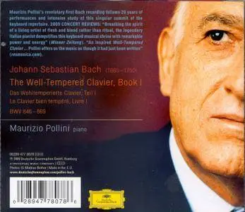 Maurizio Pollini - Johann Sebastian Bach: The Well-Tempered Clavier, Book 1 (2009) 2CDs [Re-Up]