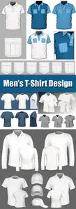 Men's T-shirts Vector