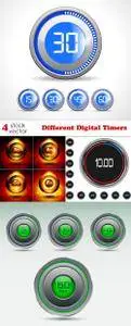 Vectors - Different Digital Timers